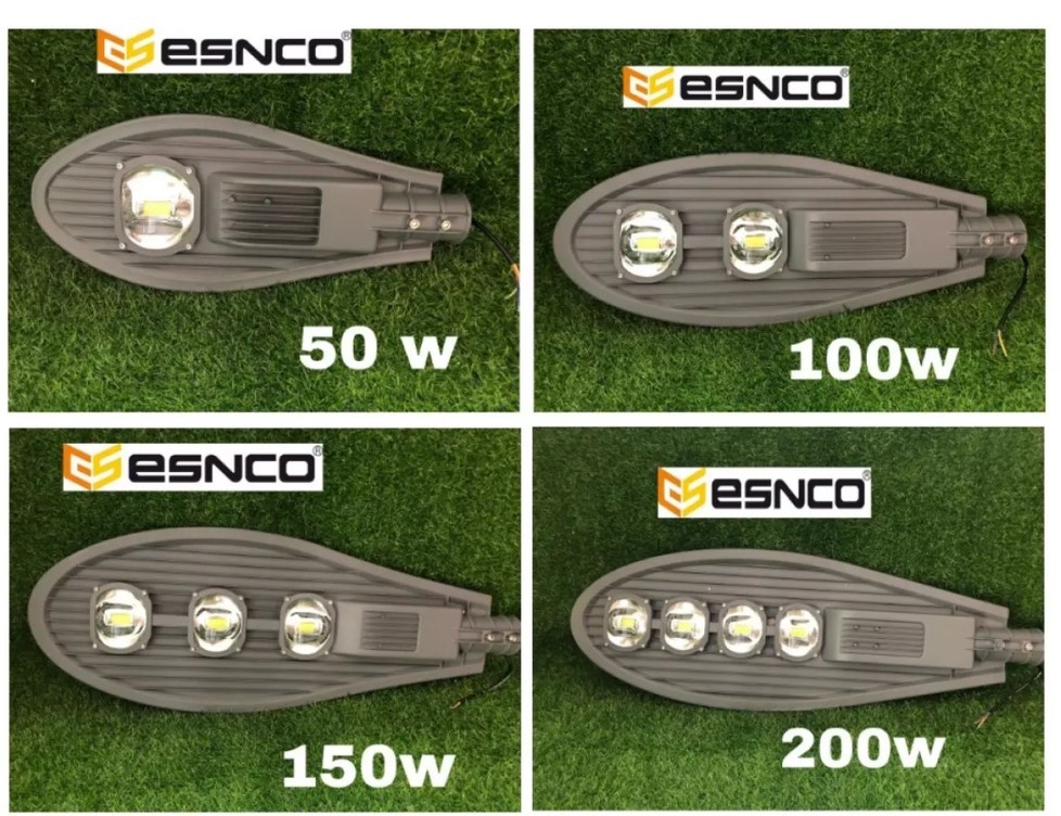 Đèn đường led hình lá cao cấp siêu sáng siêu bền 100w/150w/200w thương hiệu esnco