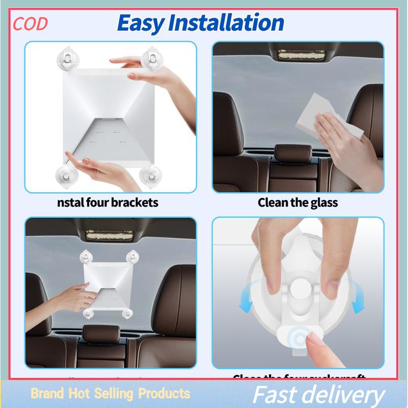 [COD]PkYeG💖💖💖 Starlink ชุดติดตั้งถ้วยดูดซันรูฟขนาดเล็ก, ชุดติดตั้งเพื่อความปลอดภัยสำหรับรถยนต์หน้าต่างและซันรูฟ-ถ้วยดูดที่แข็งแรงช่วยให้มั่นใจได้ว่า S มีเสถียรภาพ ราคา 342 บาท*ส่งฟรี