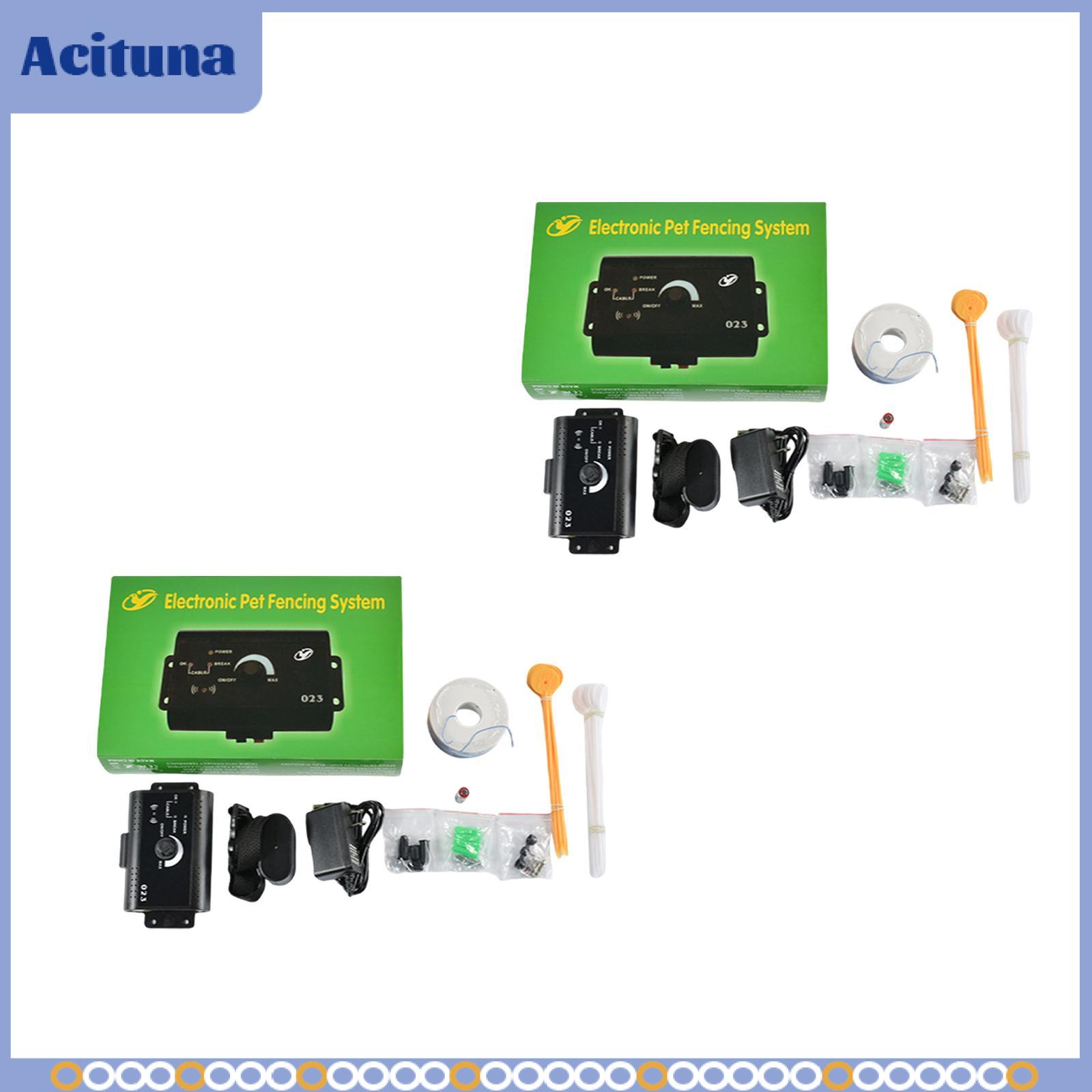 Wireless Dogs Fence System Sound & Shock Correction Waterproof Electronic Pet Guard Dogs Shock Collar Pet Containment System ราคา 8,558 บาท*ส่งฟรี