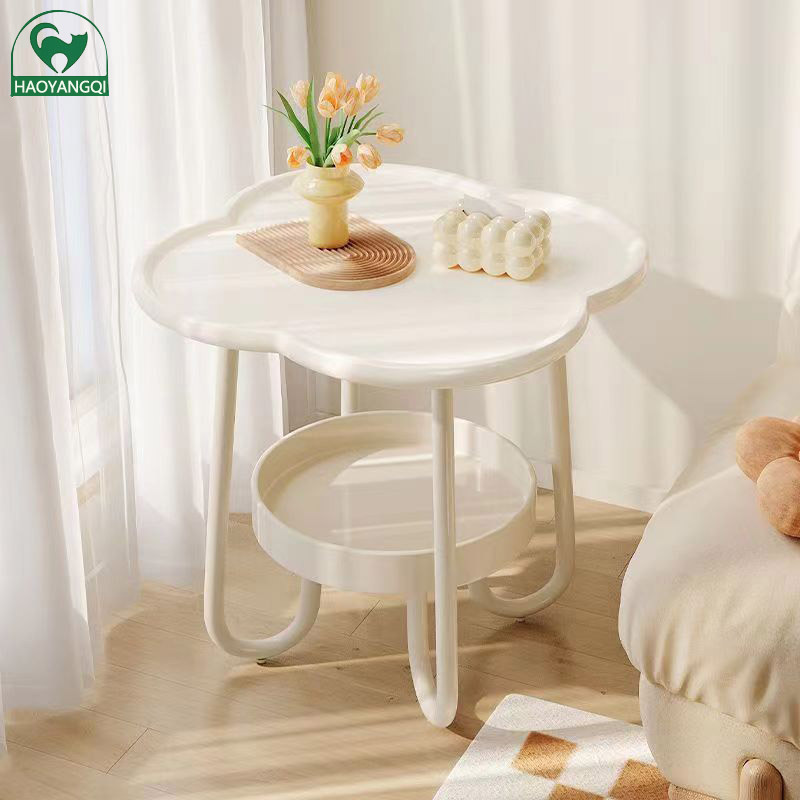 Bàn phụ, Bàn cà phê nhỏ đơn giản, tủ sofa, bàn kem, phòng khách, Kệ di động, bàn cạnh giường ngủ
