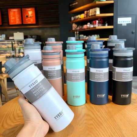 Stainless Steel Insulated Tumbler - Hot/Cold Water Bottle - 800ml