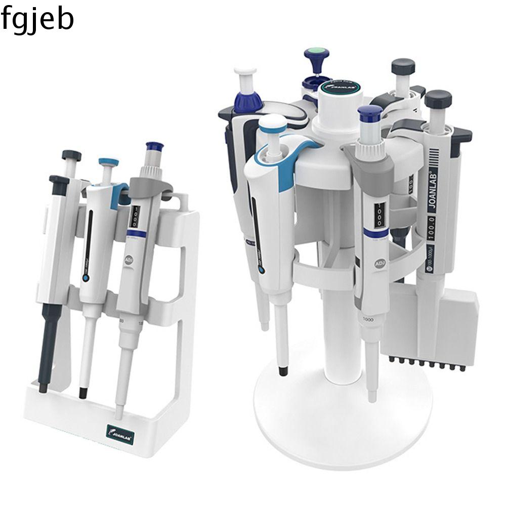 FGJEB Phổ thông Giá Pipet phòng thí nghiệm Vị trí 3/6/9 Xoay 360 độ Bệ đỡ Pipet hình thang Thuận tiệ