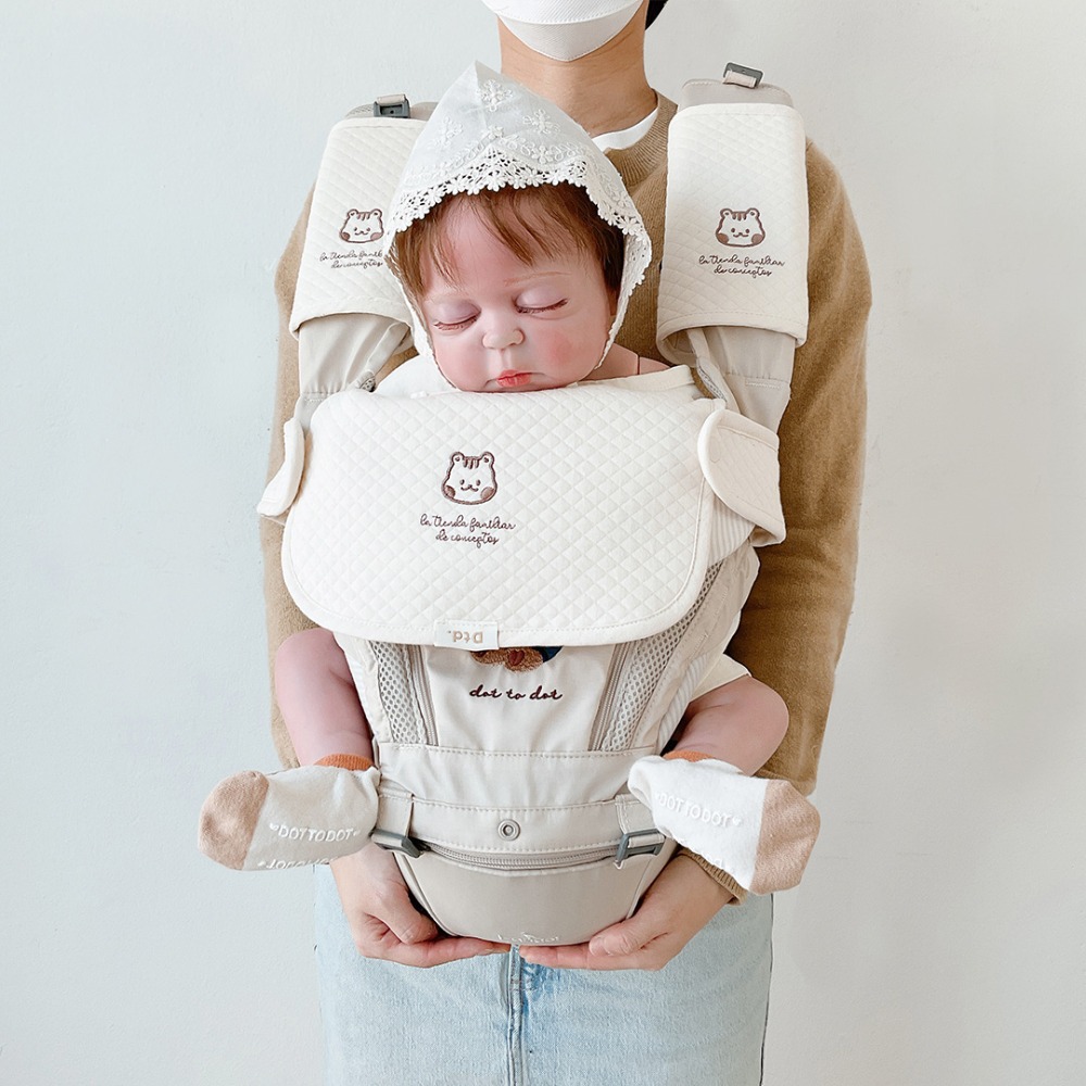 Orzbow 3 Pcs Drool Pad for Baby Carrier 100% Cotton Baby Drooling Bibs Saliva Towel Chest Bibs Ergonomic Baby Carrier Accessories