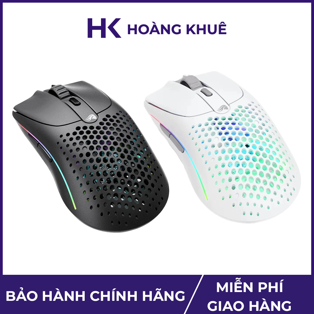Chuột gaming không dây glorious model o 2 26.000 dpi 68g - hàng chính hãng