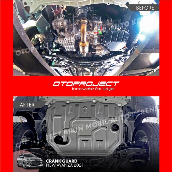 CRANK GUARD TOYOTA AVANZA A/N XENIA OTOPROJECT 2021 (PELINDUNG KOLONG) - Ollie Shop6 Harga 1,210,000 rupiah*Gratis Ongkir