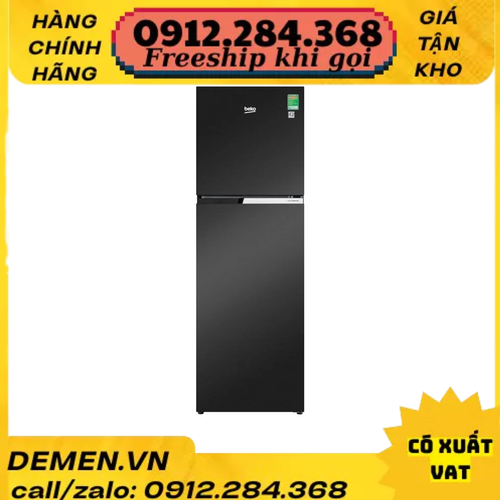 Tủ lạnh Beko RDNT271I50VWB 250L - Inverter, Thiết Kế Thon Gọn
