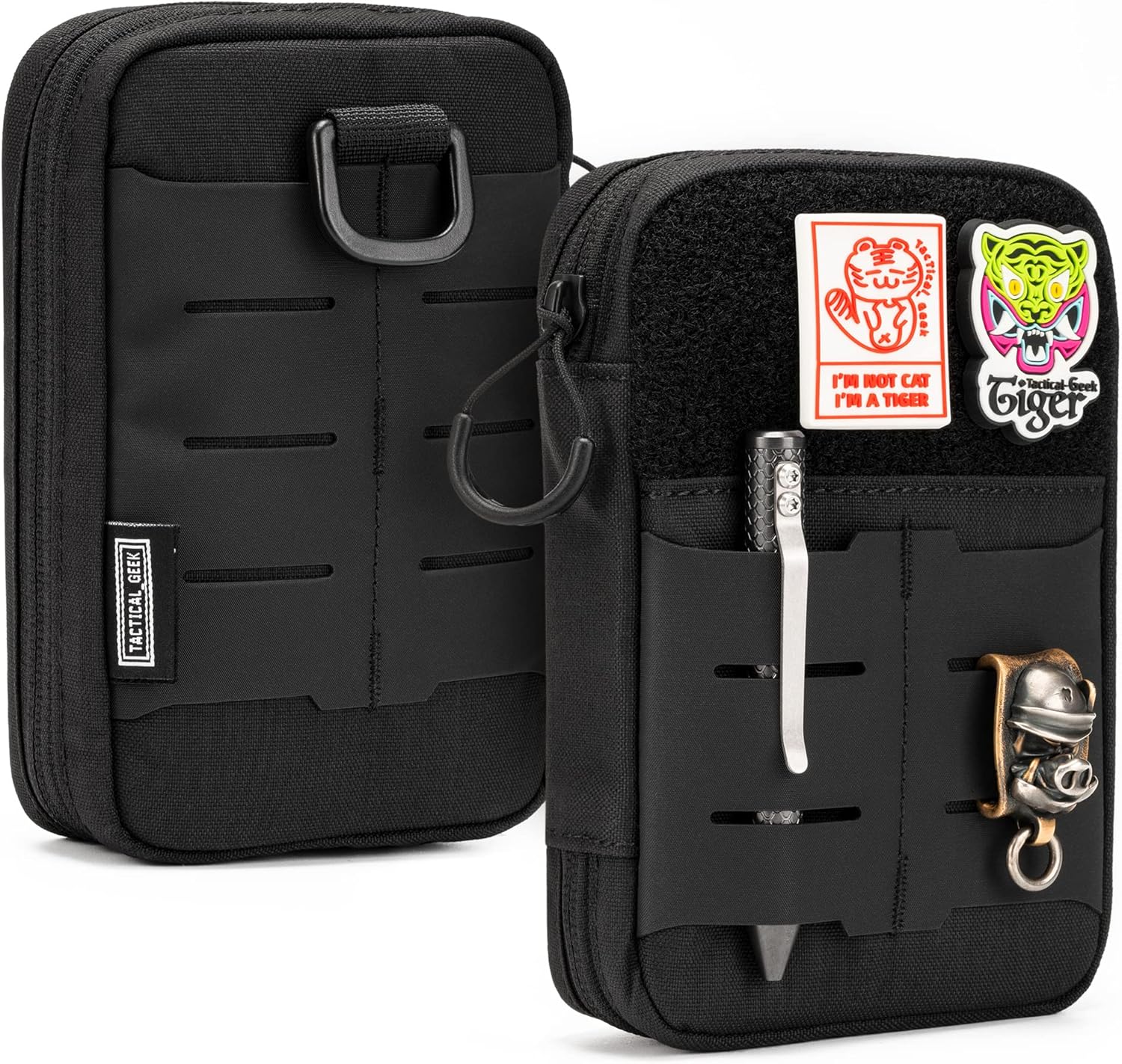 TACTICAL GEEK Block E2.0 EDC Compact Waist Pocket Pouch, Multi-Purpose Molle EDC Pouch Gadget Organizer, Multi-Purpose Molle Tool Pouch for Multitools, Nylon Daily Utility Tool Organizer Bag Black - ยี่ห้อ EDC ราคา 1,371 บาท*ส่งฟรี