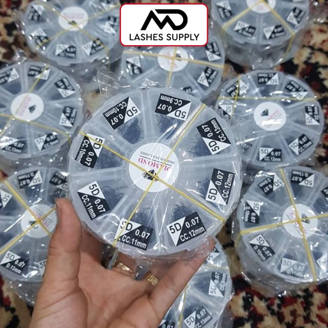 Mi fan sẵn mix size 3d,4d,5d,6d,7d,8d độ dài 9mm - 13mm - cực tiện ích khi nối mi