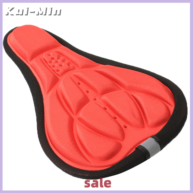 Kui-Min Mềm 3D Độn đi xe đạp xe đạp MTB Tấm Bọc ghế Đệm xốp bọt Thoải Mái Yên Ngựa Mat Đệm Phụ Kiện Xe Đạp