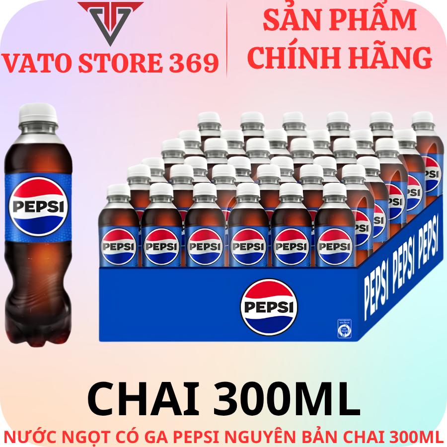Nước ngọt có ga PEPSI cola nguyên bản chai 300ml