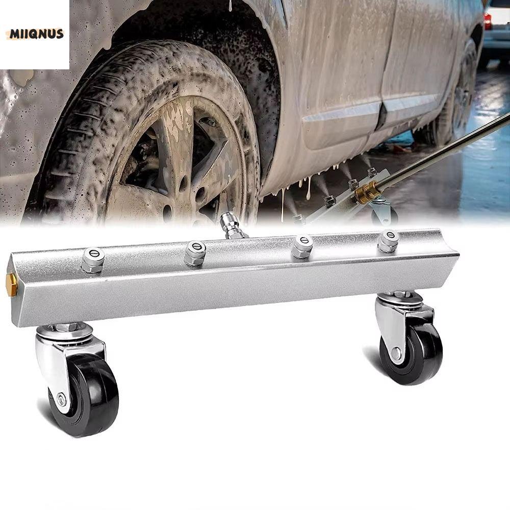 MIIQNUS Thiết kế 4 vòi phun Máy rửa khung xe ô tô Đầu nối nhanh Thép không gỉ Máy rửa áp lực cao Đa chức năng Xả Nước Nhanh Cây lau nước Cửa hàng rửa xe Giá 618,144 Đồng*Miễn phí vận chuyển
