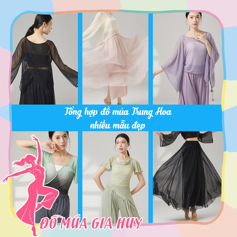 [TỔNG HỢP] (MA32 - MQ36) Đồ múa cổ trang Trung Quốc, quần áo múa đương đại nhiều mẫu đẹp nhiều màu xinh
