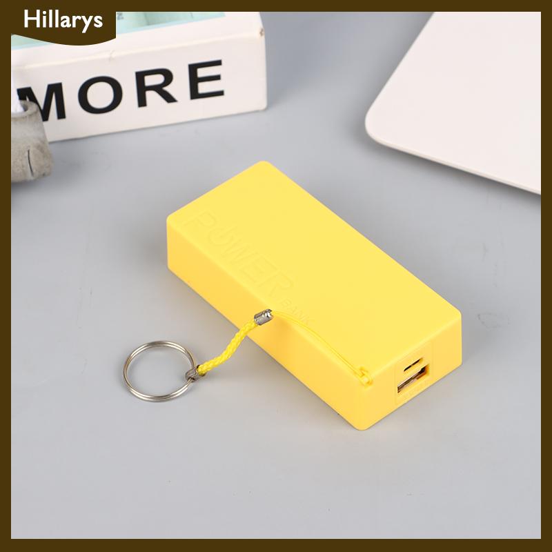 [Hillarys] Điện thoại di động ngân hàng sạc pin gói cho trường hợp tự làm hộp Protable đầy màu sắc stroage hộp
