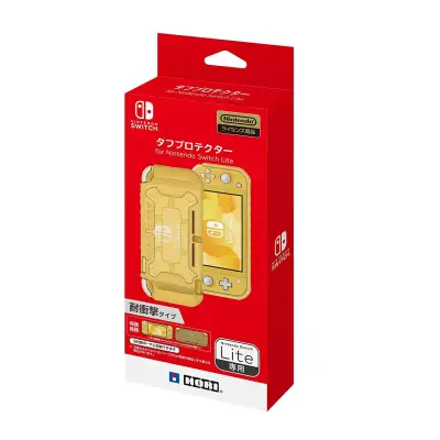 HORI Nintendo Switch Lite Premium Console Protector Case - Durable type, Grey, Yellow, Turquoise Color
