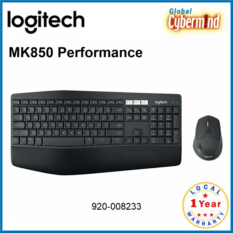 Logitech MK850 Performance Multi-Device Bluetooth Wireless Keyboard and Mouse Combo [920-008233] (Brought to you by Global Cybermind) Singapore