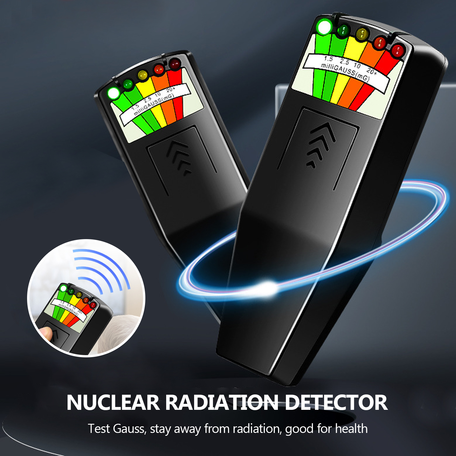 Détecteur K2 force 5-led indication gauss Lcd Numérique Électromagnétique  radiation, Mode en ligne