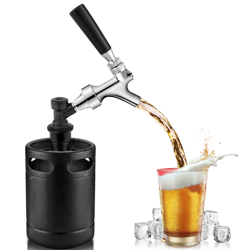 (CDIK) Beer Faucet Ball Lock Kit, Homebrew Draft Beer Tap Cornelius & Corny Liquid Ball Lock Picnic Beer Tower Set