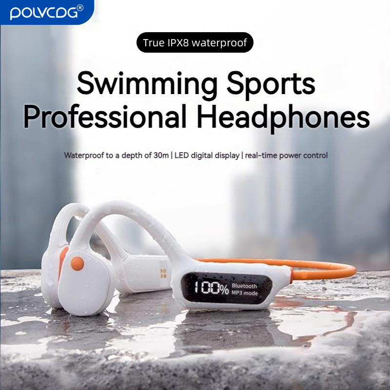 POLVCDG X10 Pro tai nghe truyền âm qua xương bơi Tai nghe Tai nghe bluetooth bơi chống nước Tai nghe nhét tai thể thao IPX8 tai nghe trong chống nước
