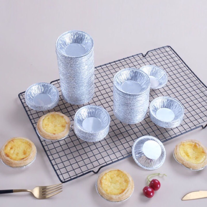 100 Chén giấy bạc ,khuôn bạc nướng thực phẩm nướng bánh