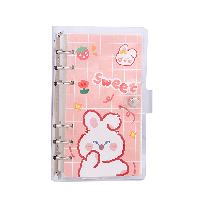 Binder Note A6 80 lembar Lucu Karakter Character Daily Planner Aesthetic Estetik