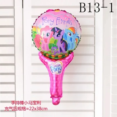 B13 birthday party foil balloon pony Friend unicorn handheld
