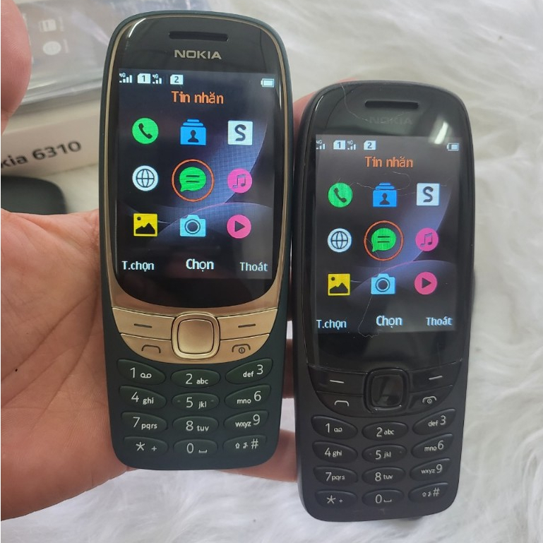 Điện thoại nokia 6310 2023 sóng 4g 2sim.nghe đài fm ko cần dây. bảo hành 12 tháng. 1 đổi 1 trong 3 tháng