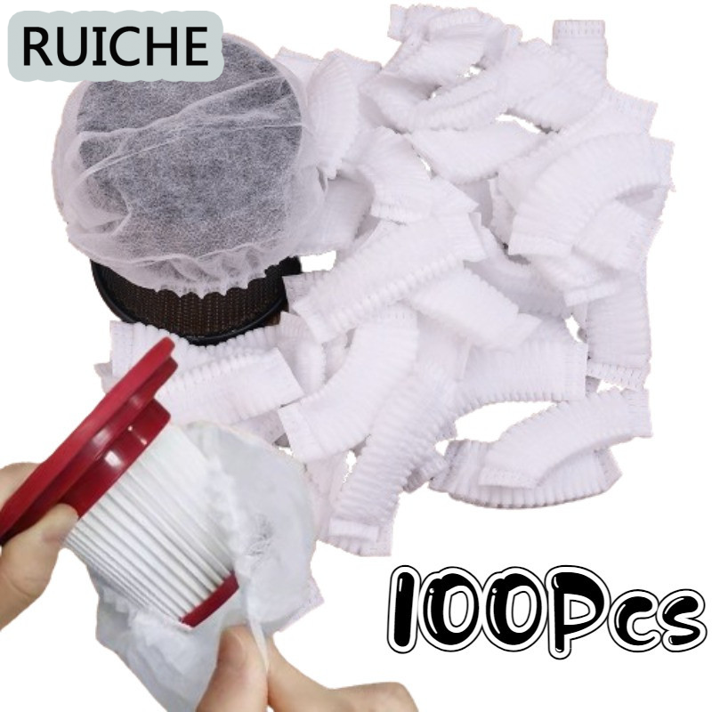 RUICHE 100 Home dustbuster concentrators ถุงเก็บตาข่ายแบบใช้แล้วทิ้ง unweaved DUST ราคา 39 บาท*ส่งฟรี