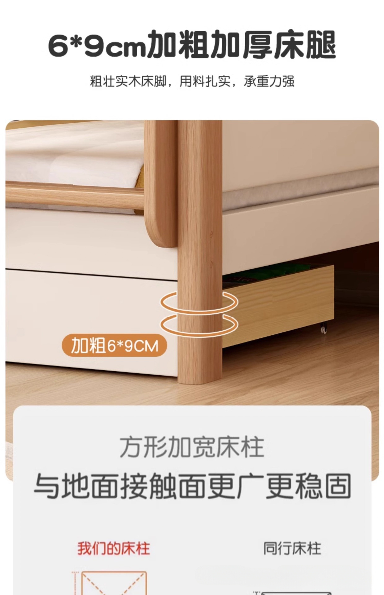 سرير بطابقين من الخشب الصلب المنزلي، سرير أطفال صغير، سرير مرتفع ومنخفض، سرير بطابقين من طابقين، سرير مزدوج
