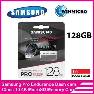 SAMSUNG PRO Endurance microSD 32GB/64GB/128GB 100/30MBs W Adaptor