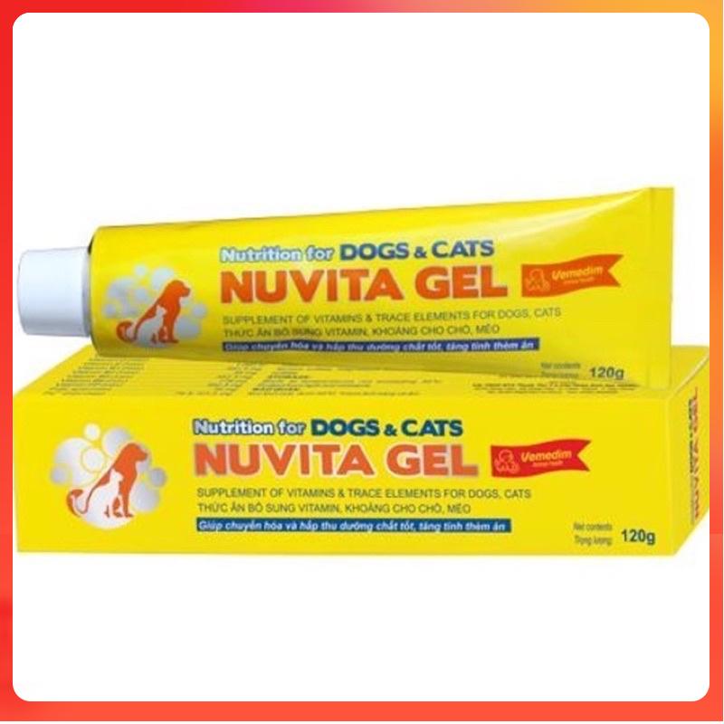 Gel dinh dưỡng chó chó mèo Nuvita 120g - Daisuki