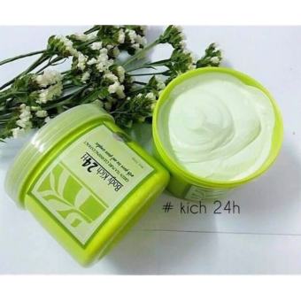 Kem body kích trắng 24h tinh chất trà xanh hương hoa hộp 500g
