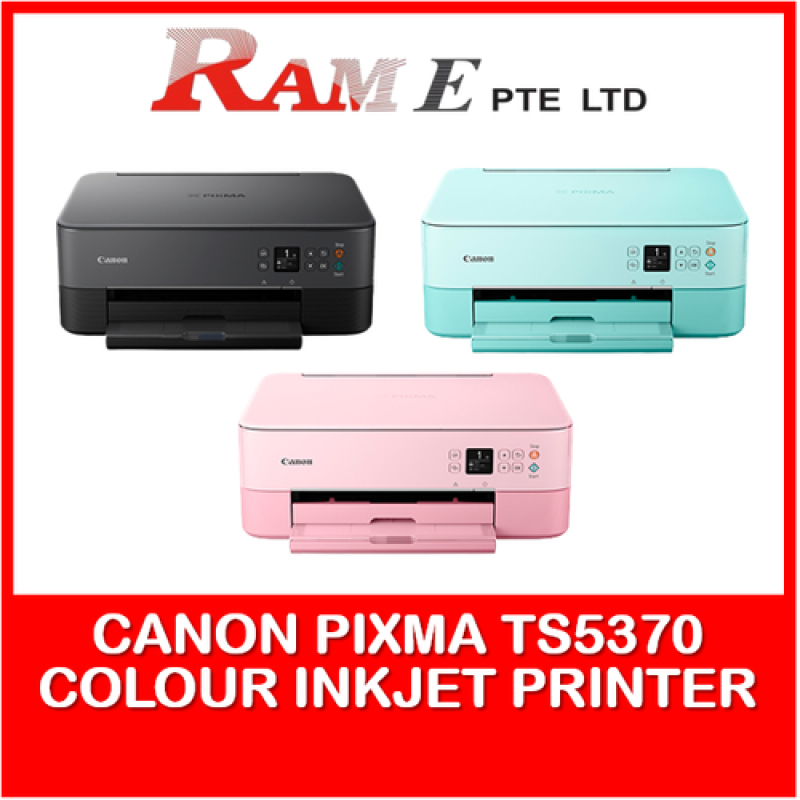 Canon PIXMA TS5370 (TS 5370) / TS8370 (TS 8370) / TR4570S (TR 4570S) Wireless Colour Inkjet Printer Singapore