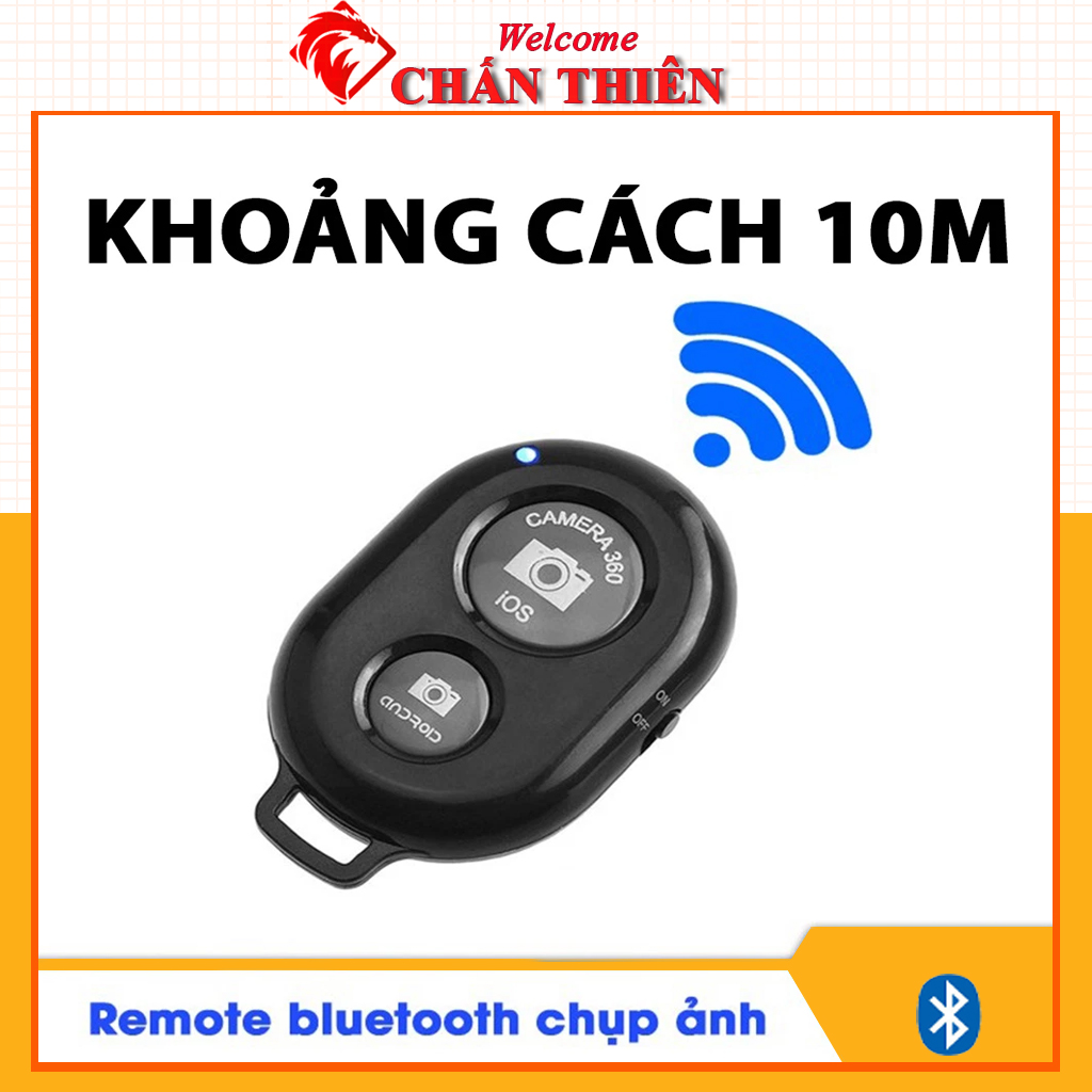 Remote chụp ảnh Bluetooth điều khiển chụp hình từ xa cho điện thoại di