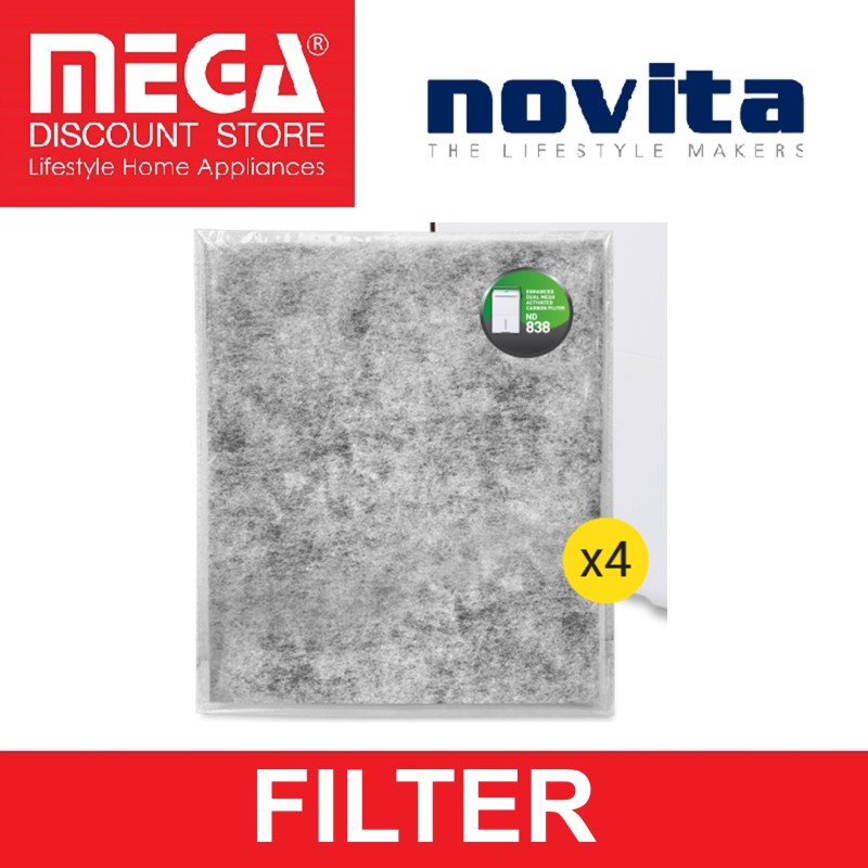 NOVITA FILTER PACK FOR DEHUMIDIFIER ND838 (4PCS) Singapore