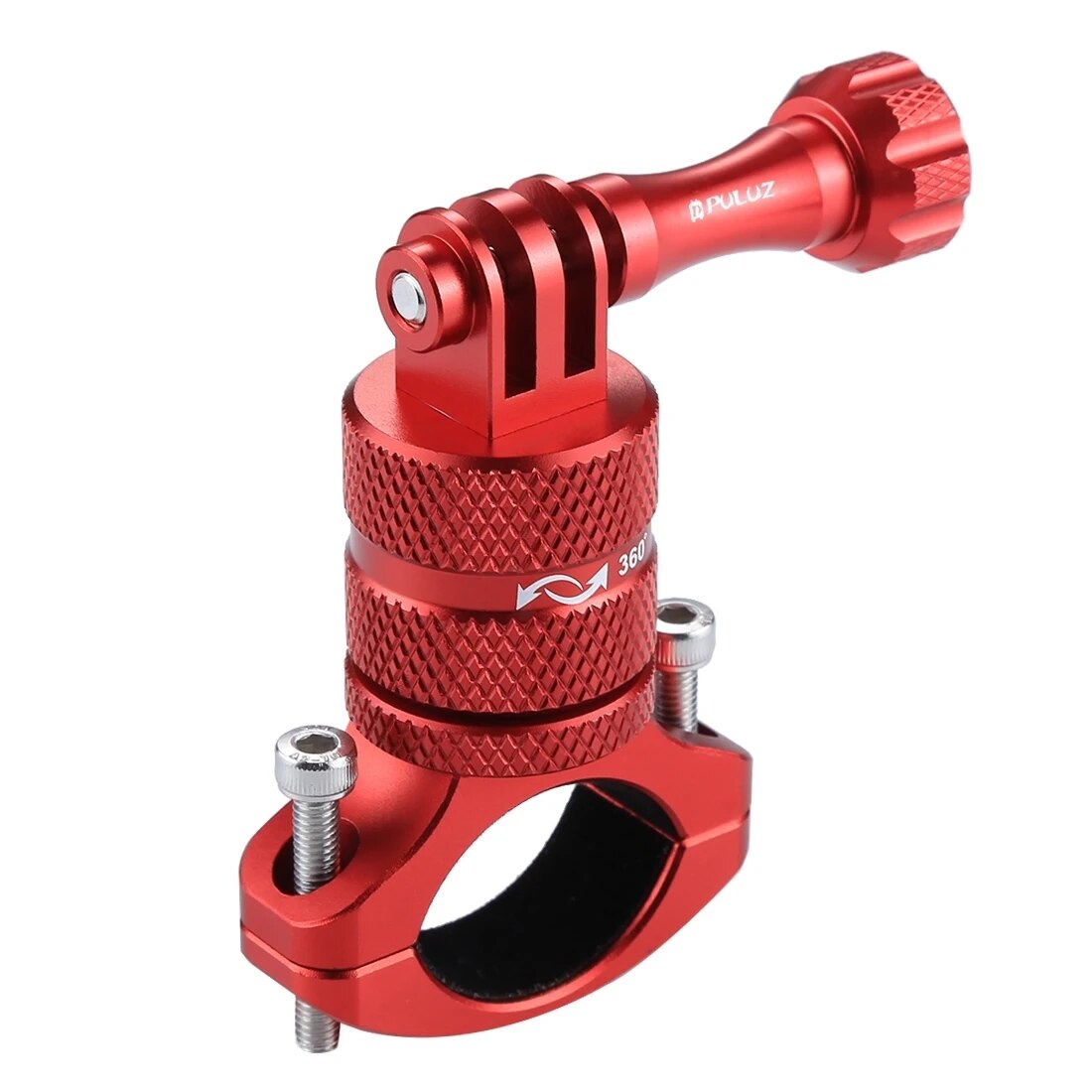 Camera hành trình 360 độ xoay xe đạp tay cầm bằng nhôm Khung Bộ chuyển đổi với đinh vít cho GoPro hero9 đen 8 đen cho DJI Osmo