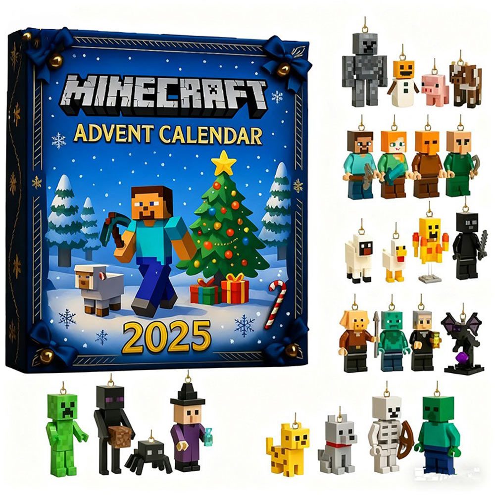 Advent Calendar 2025 Acrylic Mini craft 24 Day Christmas Advent Calendar Blind Box Gifts