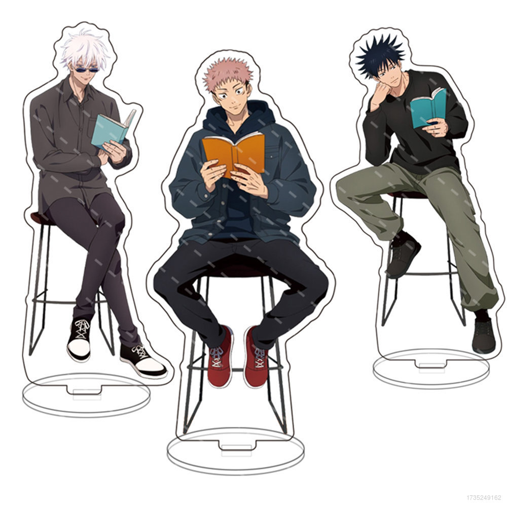 clu Jujutsu Kaisen Itadori Yuji Fushiguro Megumi Satoru Gojo Anime Figure Model Toy Acrylic Stands P