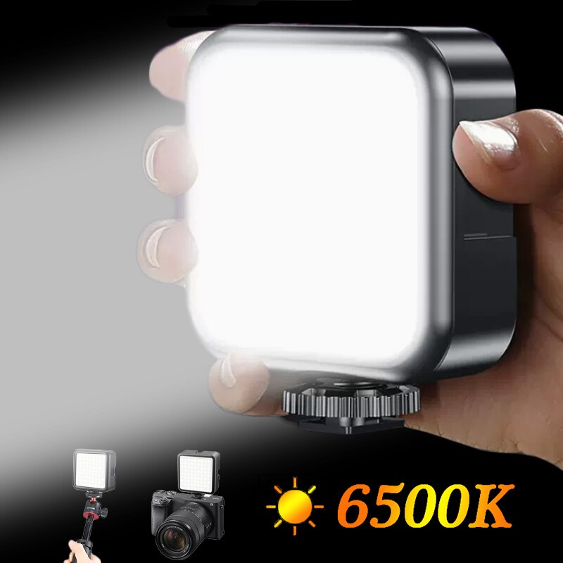 Portable Mini LED Video Camera Night 6500K Lamp For Camera Tripod Selfie