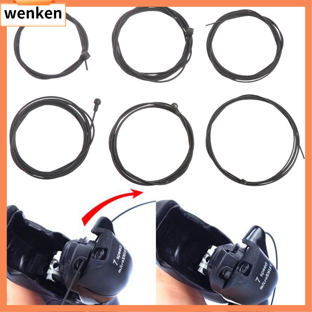WENKEN Thép không gỉ Tráng Phụ kiện xe đạp Dòng Deraillleur Lõi cáp Phanh dây bên trong Tốc độ Shlfting