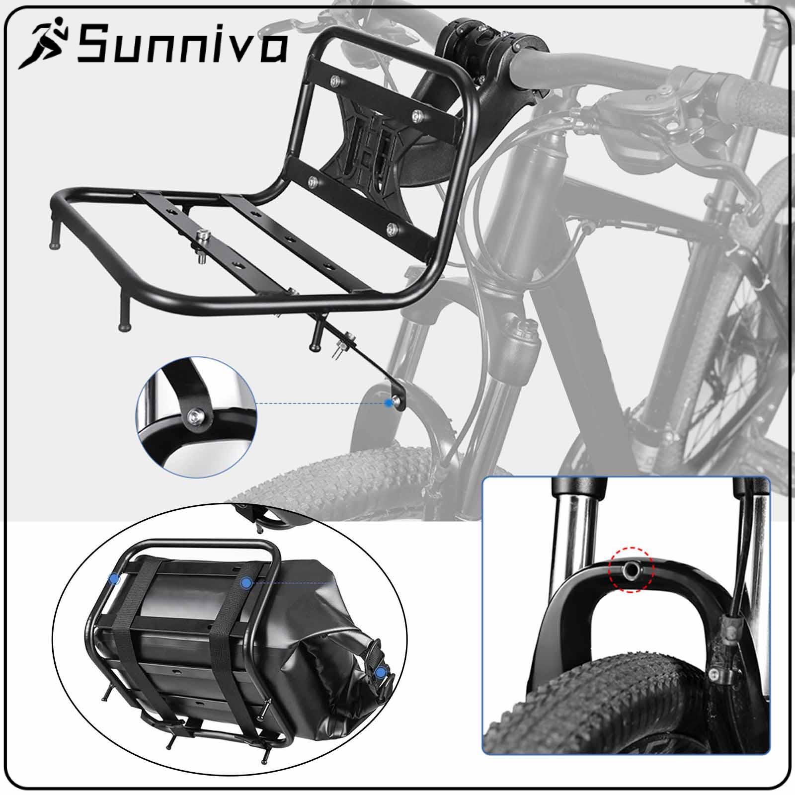Gazechimp Bike Front Rack Carrier Carrying Storage Shelf Bracket Support Stand Bike Pannier for Outdoor Sports Luggage Picnic Shopping ราคา 29,045 บาท*ส่งฟรี
