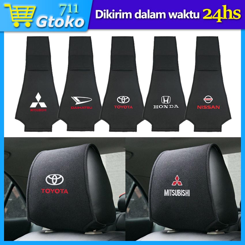 Cover Headrest Mobil Hitam Suede Sarung Bantal Jok Mobil Cover Sarung Sandaran Kepala Kursi Mobil Sandaran Kepala Jok Mobil Protect Anti Gores Aksesoris Dekorasi Katun Saku Untuk Toyota Honda Mitsubishi Nissan Daihatsu Harga 29,000 rupiah*Gratis Ongkir