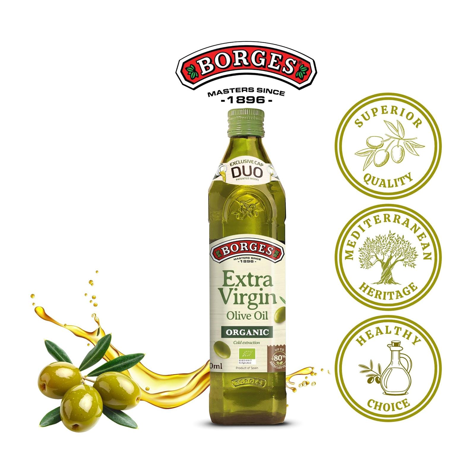 Borges Extra Virgin Olive Oil - 1L Borg Olive Oil Hair Aceite