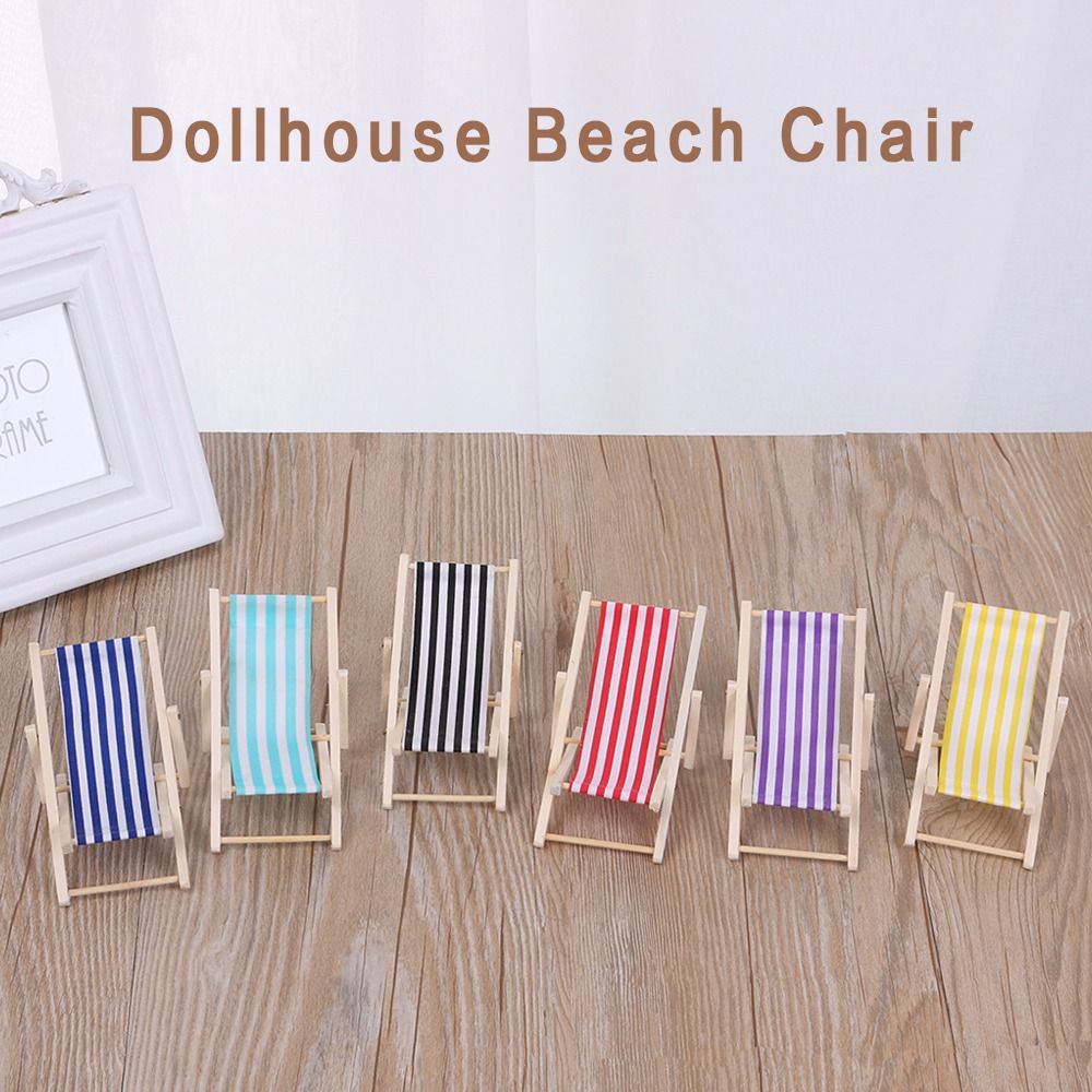 PUZHE Kids toy Doll Accessories For Dolls Beach Chair House Play Toy Dolls