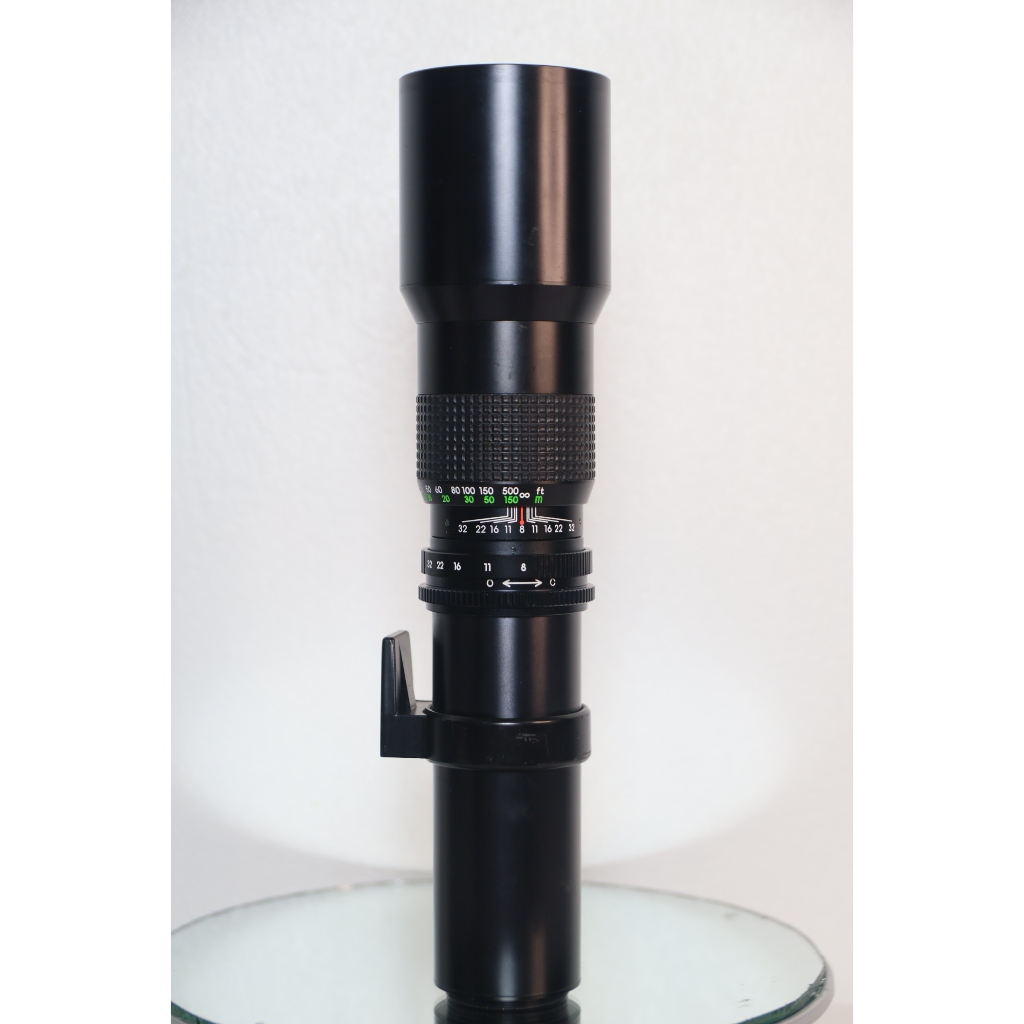 Lens SP-500 500mm f/8 T-Mount / T2 Mount Kèm 2x tiêu cự (thấu kính sau 99% , thấu kính trước 95%) - Hoạt động tốt)