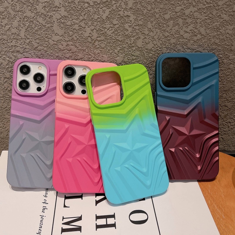 【Hzsunsky】 Ốp điện thoại cho Iphone TPU ngôi sao Gradient 15 Pro Max/iPhone 15 Plus/iPhone 14 Plus/iPhone 14 Pro Max/iPhone 14 Pro Max/iPhone 13 Pro Max/iPhone 12/Iphone 12 Pro Max/iPhone 11 pro Max