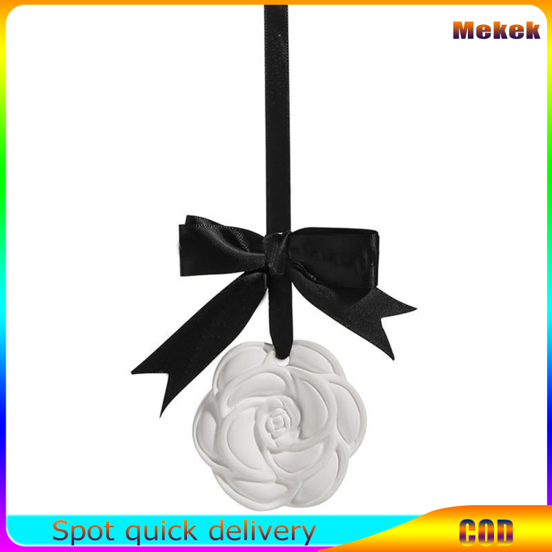 Mekek hương liệu cho xe hơi mặt dây chuyền hoa trà hình dạng nước hoa bền lâu treo trang trí nội thất ô tô