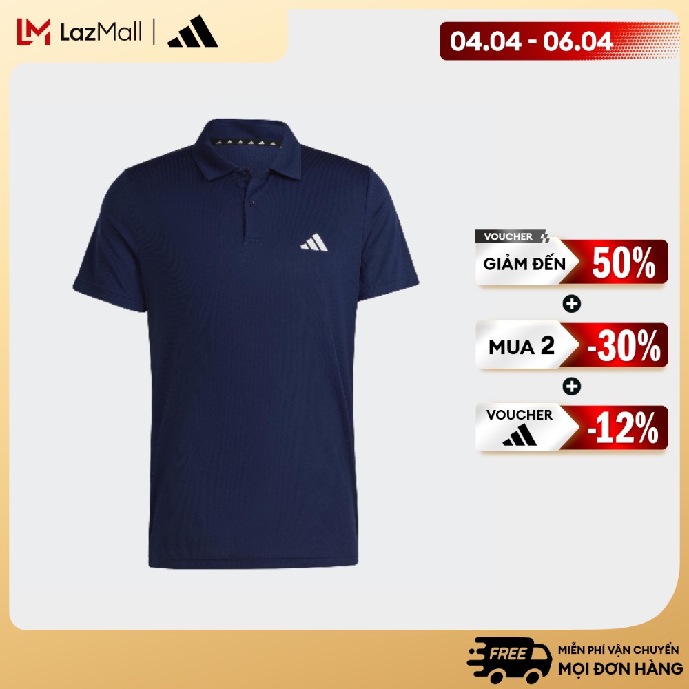 adidas Tập luyện Áo Polo Tập Luyện Train Essentials Nam Màu xanh da trời IB8104