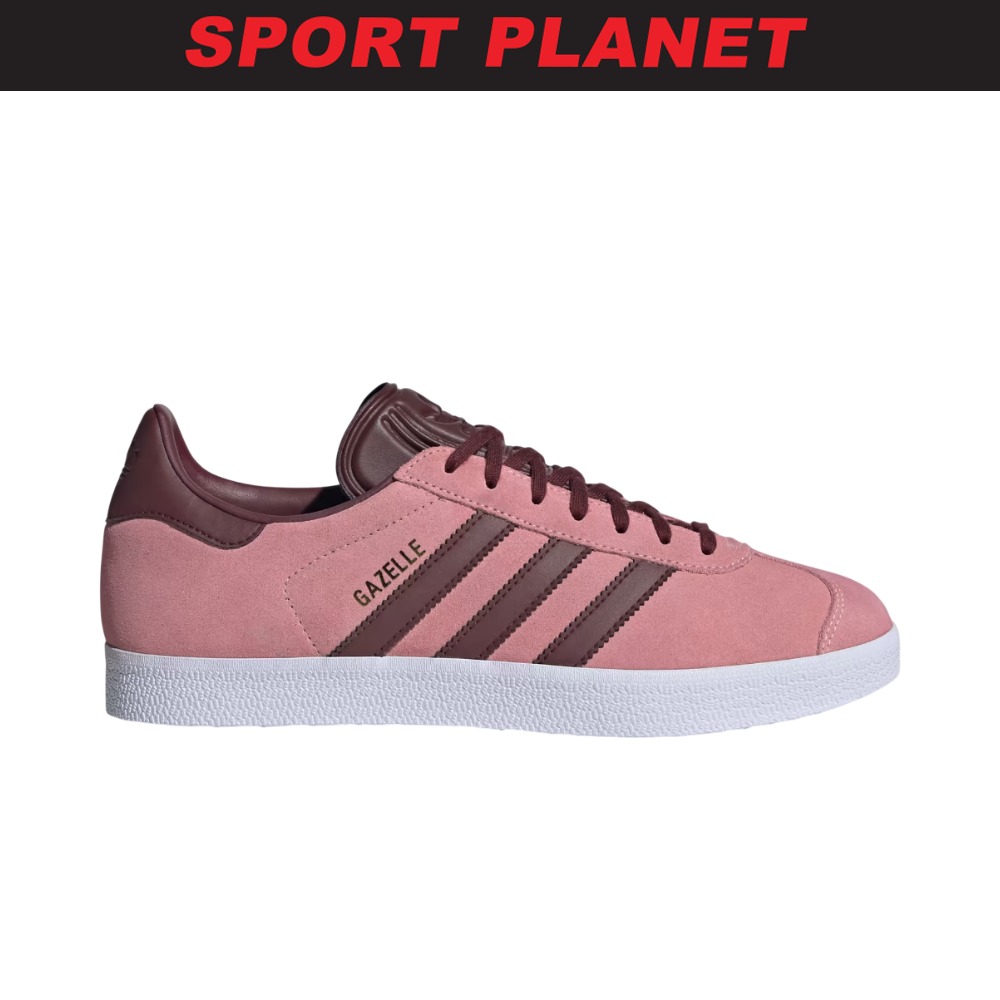 Adidas Gazelle Bold Suede Sneakers - Shadow Red/White/Gold - Junior & Women  | Lazada Malaysia