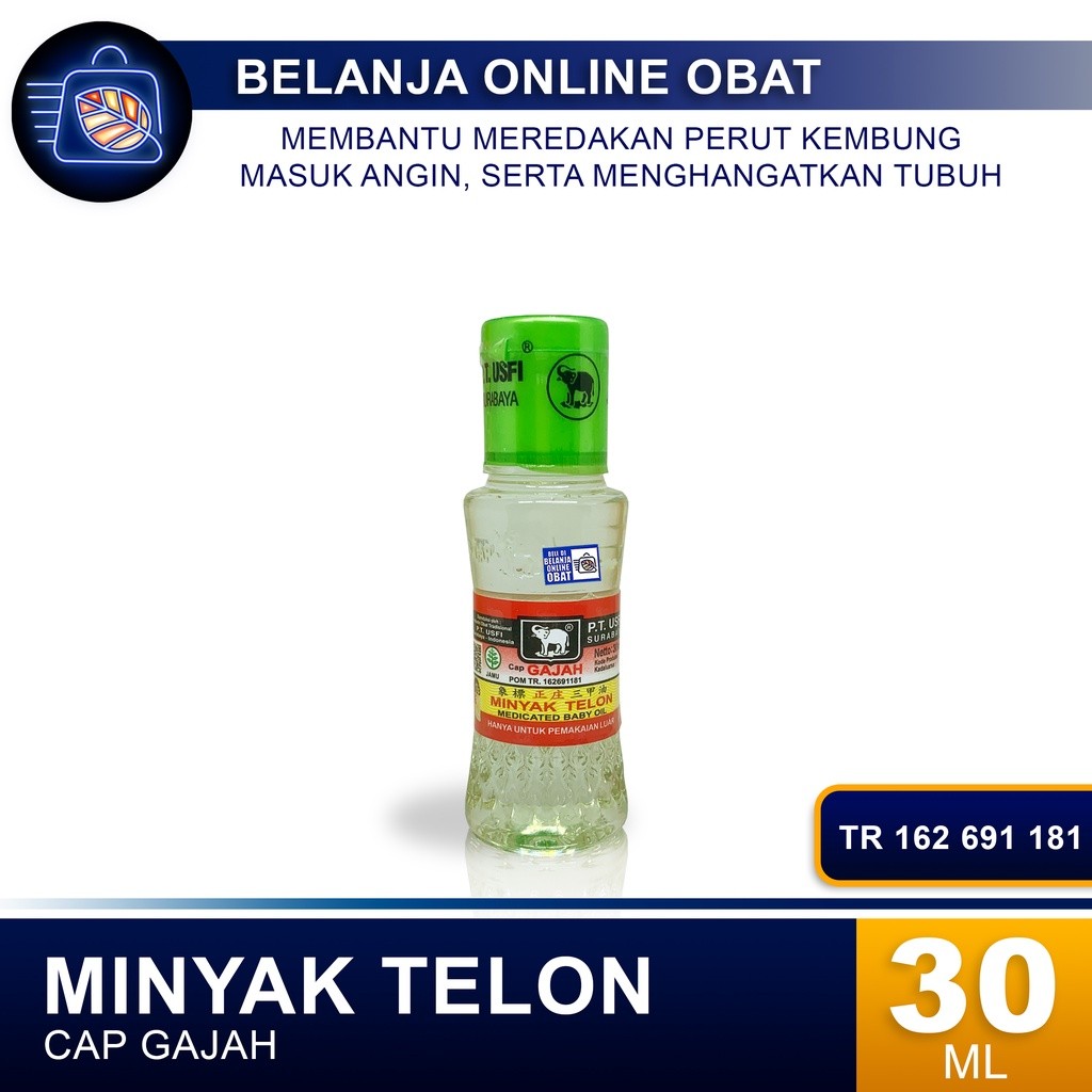 [FUKU] MINYAK TELON CAP GAJAH 30 ML