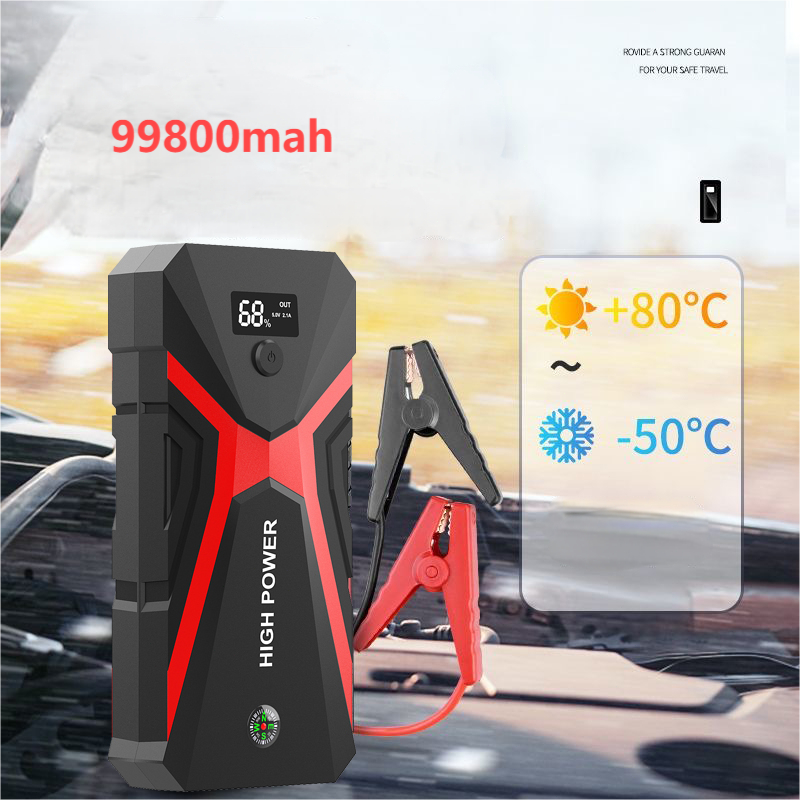 Jump Starter Aki Mobil Motor Power Bank 99800mah Jumper Aki Portable Jumper Aki Mobil Motor Harga 119,000 rupiah*Gratis Ongkir